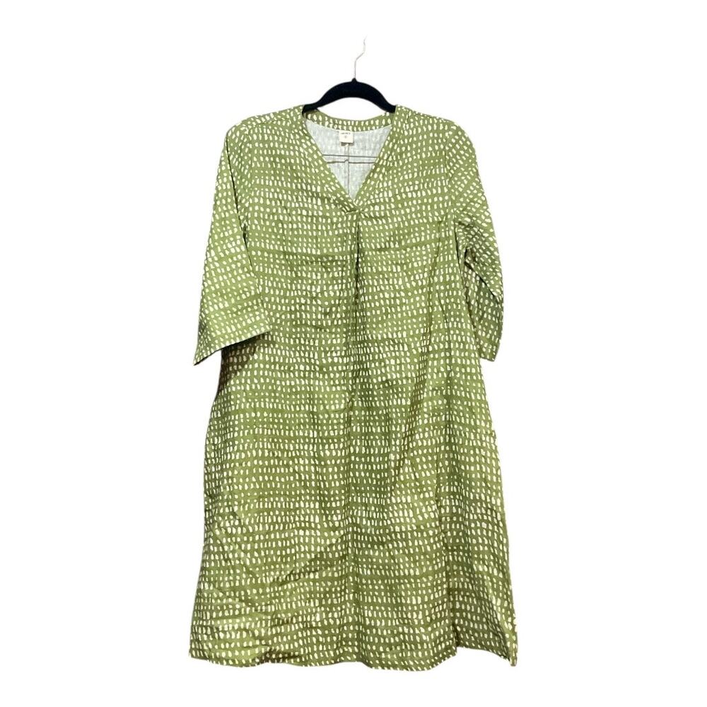 Lintico Dress Woman Small Midi 100% Linen - Picture 2 of 5